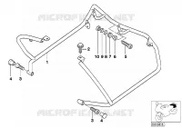 Pezzi dellarco di protezione posteriore per BMW Motorrad R 1100 RT 96 dal 1994