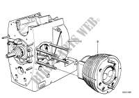 Propulsore / Cilindro con pistoni per BMW R 60 TIC dal 1978