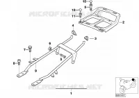 Serie portabagagli per BMW Motorrad R 1100 RS 93 dal 1992