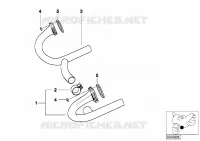 Collettore di scarico per BMW Motorrad R 1150 GS 00 dal 1998