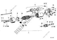 Pezzi singoli di motorino davviamento per BMW Motorrad R 75/5 dal 1969
