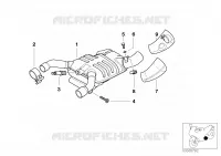 Presilenziatore per BMW Motorrad R 1150 GS 00 dal 1998