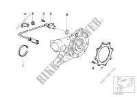 Sensore giri ruota ABS integrale post. per BMW Motorrad R 1100 S 98 dal 1996