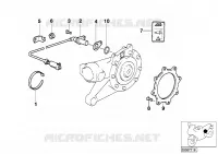 Sensore numero giri ruota posteriore per BMW Motorrad R 1100 RT 96 dal 1994