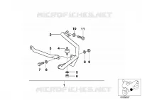 Serie di arco di protezione di motore per BMW Motorrad R 1150 GS 00 dal 1998