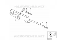 Sostegno di rivestimento per BMW Motorrad R 1150 GS 00 dal 1998