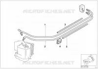 Tubazione freno anteriore ABS per BMW Motorrad R 850 C 99 dal 1997