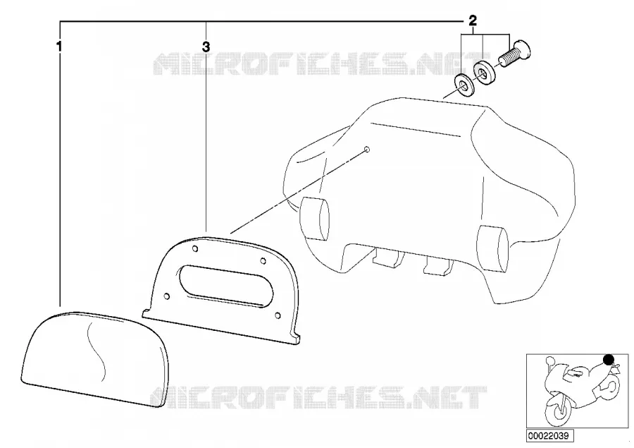 serie imbottitura schienale topcase 33L BMW Motorrad BMW Motorrad R 1100 1992 4V  259 (0411,0416)