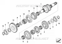 Albero di trasmissione per BMW Motorrad HP2 Enduro dal 2004