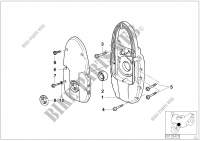Coperchio ant./Supp. coperchio generator per BMW Motorrad R 1100 S 98 dal 1996