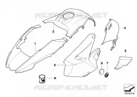 Pezzi Verniciati 952 wüstengelb per BMW Motorrad R 1200 GS 04 dal 2002