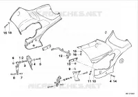 Rivestimento completo/parti di attacco per BMW Motorrad R 1100 RS 93 dal 1992