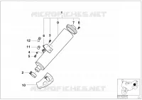 Silenziatore terminale per BMW Motorrad R 1150 GS 00 dal 1998