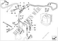 Tubazione freno anteriore Integral ABS per BMW Motorrad R 1150 RT 00 dal 2000