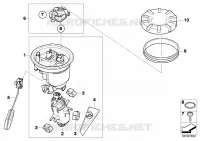 Pompa carburante / Sensor del livello per BMW Motorrad HP2 Enduro dal 2004