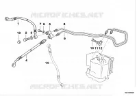 Tubazione freno anteriore ABS per BMW Motorrad R 850 GS 95 dal 1996