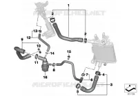 Condotti del refrigerante per BMW Motorrad R 1200 GS dal 2011