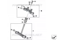 Elemento triangolare inf. / sup. per BMW Motorrad F 800 GS 17 dal 2014