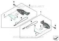 Indicatori di direzione anteriori per BMW Motorrad F 800 GS 13 dal 2011