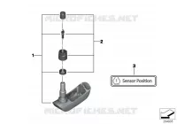 Sensore contr. press. pneum. ruota pos. Ruote con pneumatici R 1200 bmw-motocicli 2008 K2x 56453