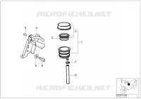 Serbatoio posteriore per BMW Motorrad R 850 C 99 dal 1997