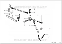 Tubazione freno ant. per BMW Motorrad R 850 GS 95 dal 1996