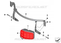 LED Lampeggiante identif. rosso per BMW Motorrad F 800 GS 13 dal 2011