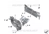 Ventilatore per BMW Motorrad F 800 GS 17 dal 2014