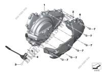 Coperchio di carter del motore sinistra per BMW Motorrad C 600 Sport dal 2011