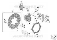 Freno ruota anteriore per BMW Motorrad R 1100 RT 96 dal 1994