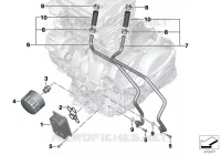Scambiatore di calore/Linea per BMW Motorrad F 800 GS 17 dal 2014