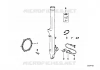 Sensore numero giri ruota anteriore per BMW Motorrad R 1100 RT 96 dal 1994