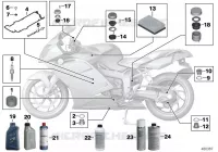 Service olio motore / Ispezione per BMW Motorrad K 1300 GT dal 2007