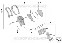 Trasformazione gruppo ottico poster.ECE per BMW Motorrad R 850 C 99 dal 1997