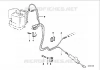 Tubazione freno posteriore ABS per BMW Motorrad R 1100 RT 96 dal 1994