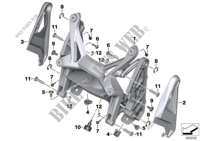 Regolazione di parabrezza per BMW Motorrad S 1000 XR dal 2014