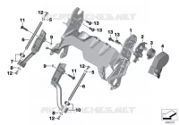 Regolazione di parabrezza Telaio e parti applicate R 1200 bmw-motocicli 2012 K5x 83894