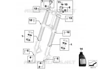 Service forcella telescopica per BMW Motorrad S 1000 RR dal 2015