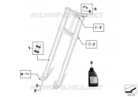 Service forcella telescopica per BMW Motorrad F 800 GS 13 dal 2011