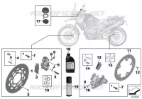 Service freni per BMW Motorrad F 800 GS 13 dal 2011