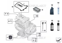 Service olio motore / Ispezione per BMW Motorrad F 800 GS 13 dal 2011