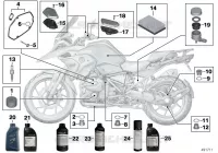 Service olio motore / Ispezione Service ed estensione della riparazione R 1200 bmw-motocicli 2015 K5x 87554