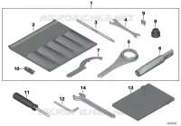 Utensili di bordo per BMW Motorrad S 1000 RR dal 2015