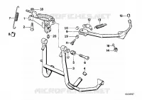 Cavalletto ribaltabile per BMW Motorrad K 100 LT dal 1986