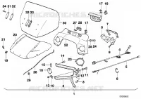 Corr.d.montagg.parabrezza per BMW Motorrad K 100 LT dal 1986