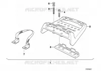 Kit di montaggio succ.,sostegno Top Case per BMW Motorrad R 850 GS 95 dal 1996