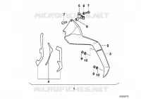 Kit per ulteriore spoiler confortable per BMW Motorrad K 100 LT dal 1986