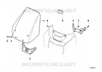 Parti applicate parabrezza per BMW Motorrad R 1100 RS 93 dal 1992