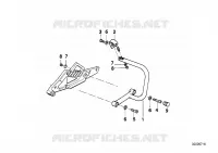 Pezzi dellarco di protezione posteriore per BMW Motorrad K 100 LT dal 1986