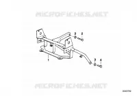 Sostegno di rivestimento per BMW Motorrad R 850 GS 95 dal 1996